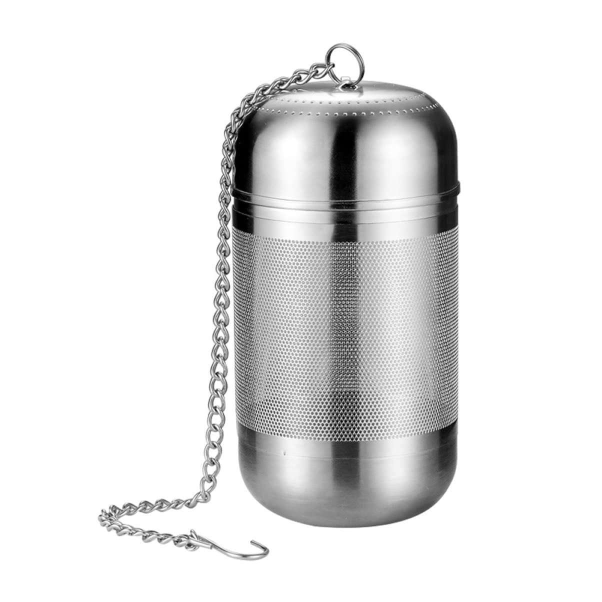 OHPHCALL Multi Function Spice Mesh Strainer Food Grade Stainless Steel Cooking Infuser for Soup Tea and Seasoning Convenient Hanging Chain Design for Easy Use
