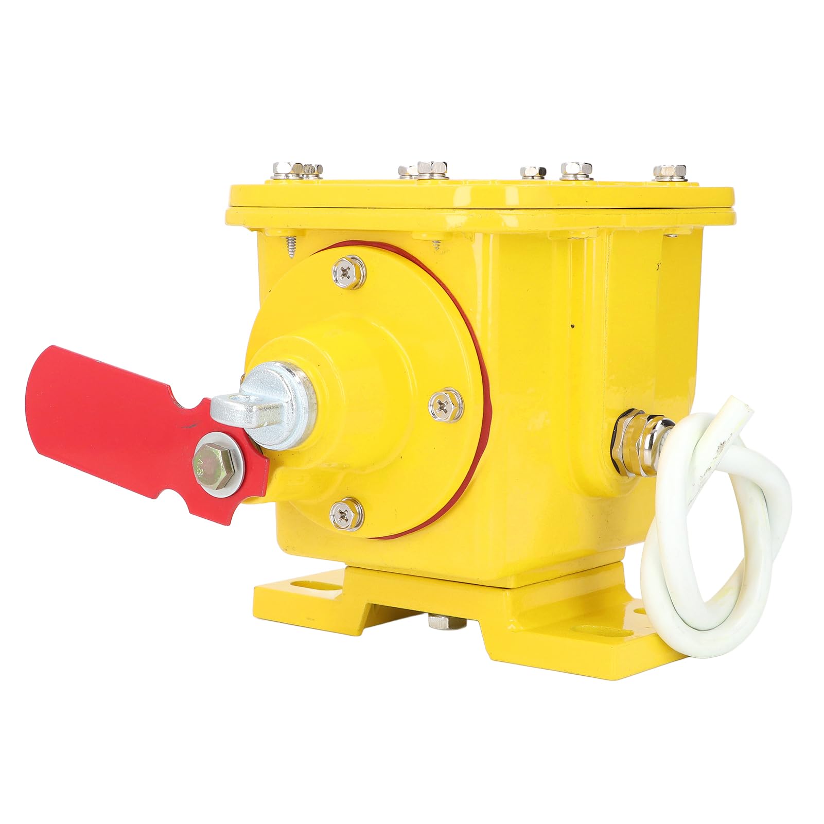 Ejoyous Interruptor de Cable de Tracción Interruptor de Cable de Tracción de Aleación de Aluminio 24 a 380 V Restablecimiento Manual IP65 2 Microinterruptores de 20 Mm para Parada de Emergencia de