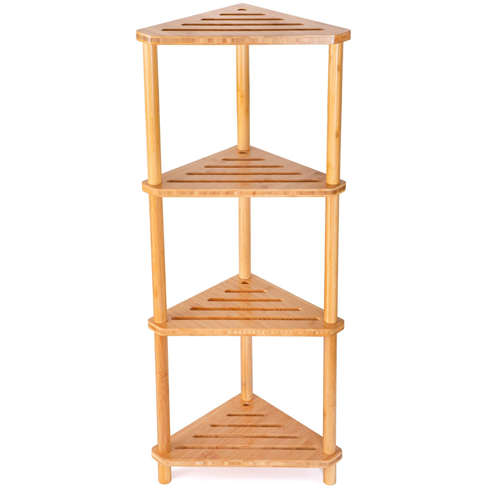 GUGIGP 4-Tier Corner Shower Caddy Stand
