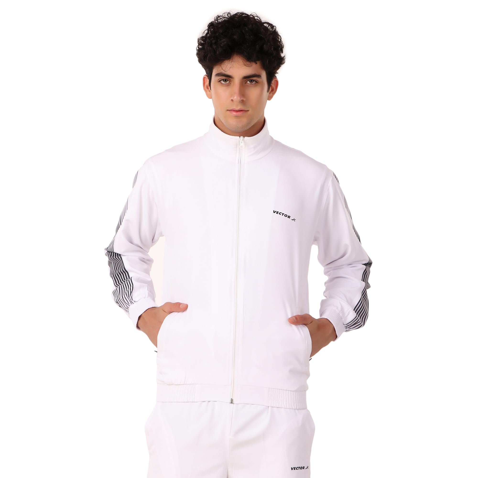 Vector X Frontier Men's Sports/Gym/Winter Wear Flat Zipper Collar