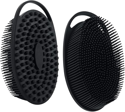Silicone Body Wash Scrubber/Loofah, Exfoliating Body Scrub Brush for Use in Shower, Mens Women, Gifts for Dad
