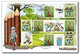 frankatur Abgestempelt wurden die Briefmarken mit dem besonderen Asterix&Obelix-Sonderstempel