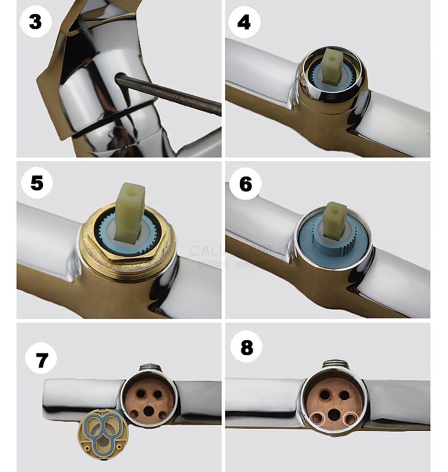 Cartucho de grifo mezclador de repuesto, cartucho de grifo de 35/40 mm, cartucho de cerámica for grifo mezclador, práctico cartucho de disco de cerámica, grifo de repuesto, cartucho de cerám