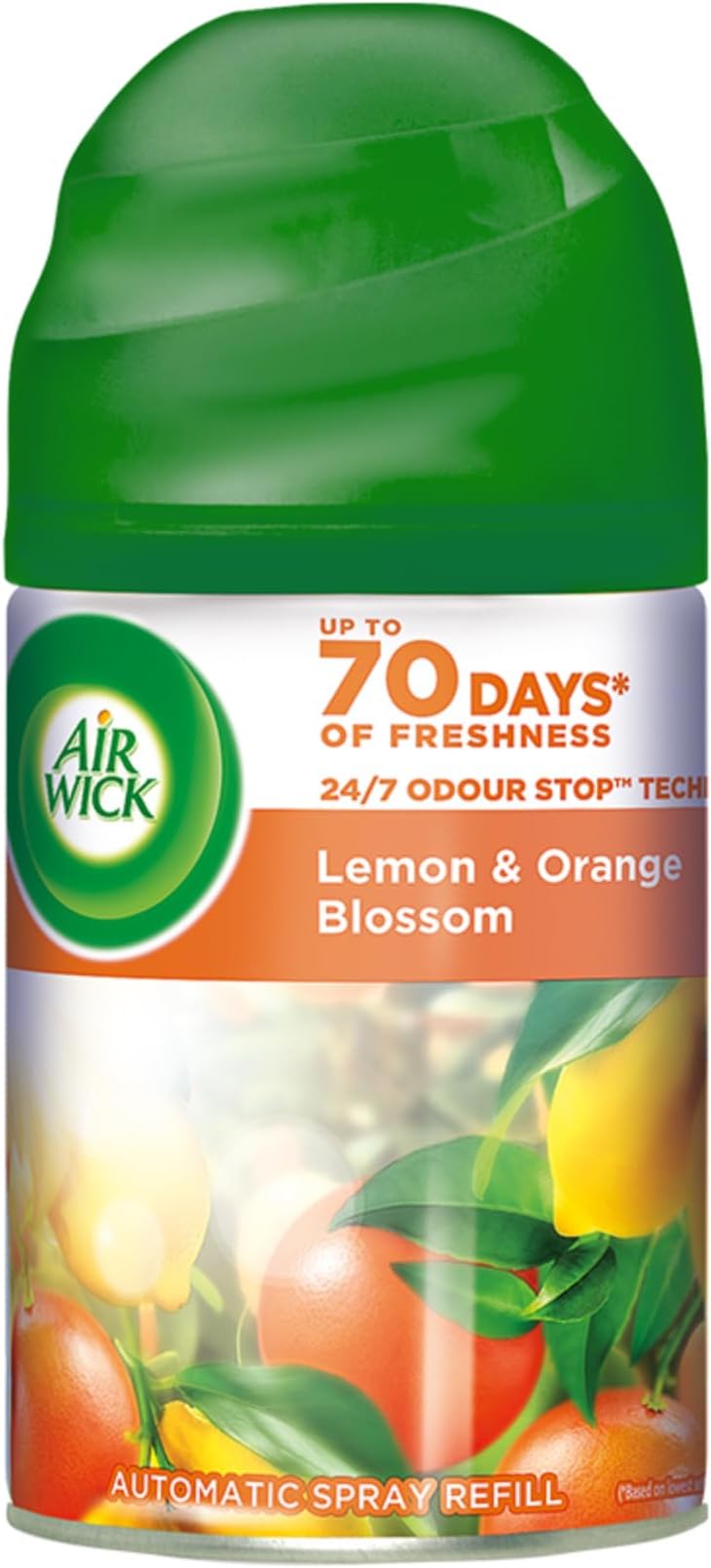 Lemon & Orange Blossom Freshmatic Automatic Air Freshener Refill, 250 ml, 2600 Sprays, Orange