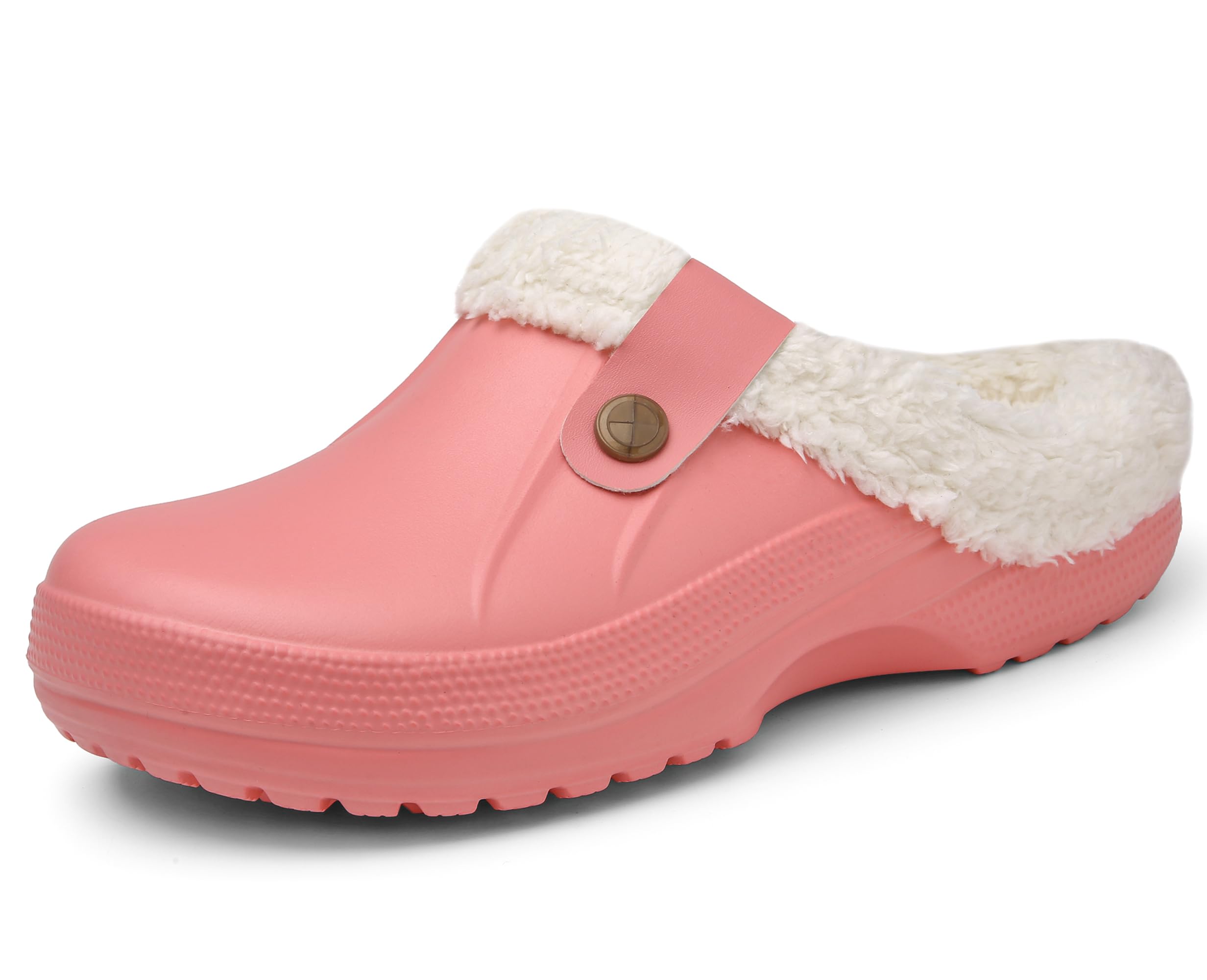 Meik Mangni Zoccoli Unisex-Adulto Sabot Donna Uomo Ciabatte in Gomma Invernali Caldo Pantofole Casa Impermeabile Scarpe da Giardino con Suola Antiscivolo