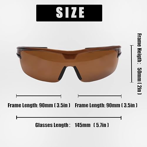 Miniatura 2 de Filoksenia - Lentes de sol polarizados para ciclismo, deportes, para hombres y mujeres, protección UV 400, para béisbol, correr, pesca, paquete de