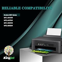 Vista 3 de Kingjet LC3013 Ink Cartridges Compatible for LC3013 LC3011 Ink Cartridges BK/C/M/Y Replacement for Brother LC3013 LC3011 Use with Brother MFC-J497DW