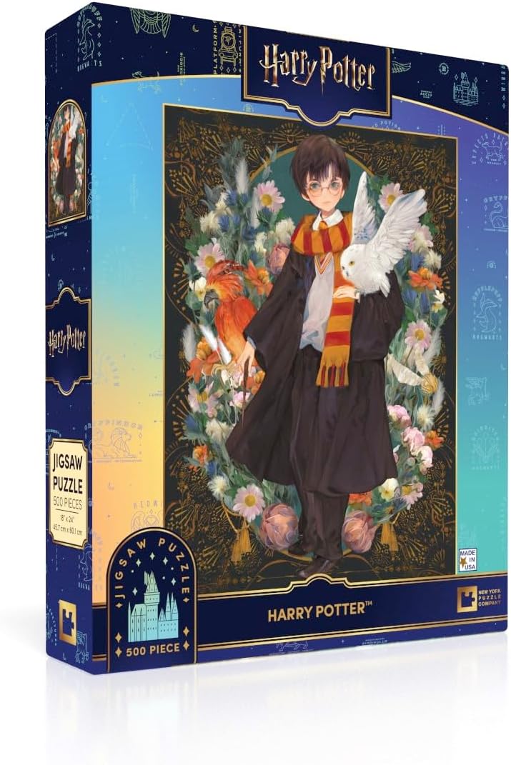New York Puzzle Company - Harry Potter Harry Potter - 500 Piece Jigsaw Puzzle for Family Game Nights