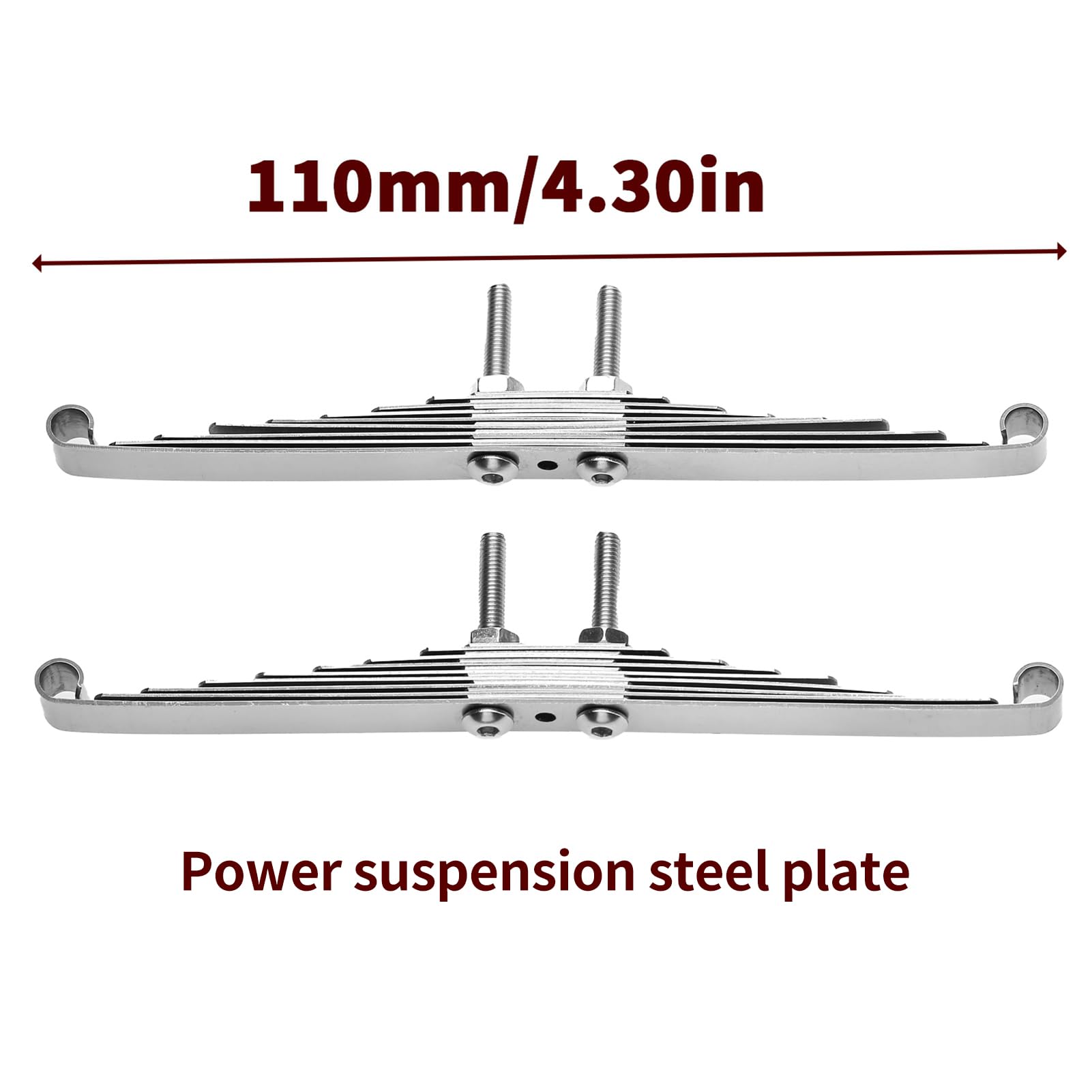 Goolsky Kit de Suspension en métal alimenté, Remplacement pour Tamiya 1/14, Tracteur télécommandé, Camion, télécommande, Mise à Niveau de Voiture, pièces de Rechange