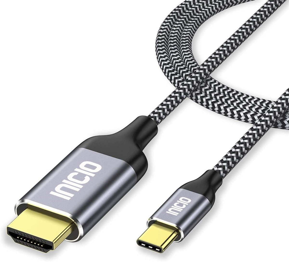 See full amazon price history chart for INICIO USB C To HDMI Cable 1.8m, 4K/60Hz Type C to HDMI Braided Wire Thunderbolt 3/4 Compatible For MacBook Pro Air, iPad Pro/Air, Galaxy S23/S22, Dell XPS 13/15, Pixel 8, iPhone 15 INICIO USB C To HDMI Cable 1.8m, 4K/60Hz Type C to HDMI Braided Wire Thunderbolt 3/4 Compatible For MacBook Pro Air, iPad Pro/Air, Galaxy S23/S22, Dell XPS 13/15, Pixel 8, iPhone 15 (B08Q3W2WKL) Amazon Price History, Amazon Price Tracker