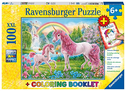 Ravensburger Puzzle Magische Einhörner - 100 XXL Teile Puzzle ab 6 Jahre