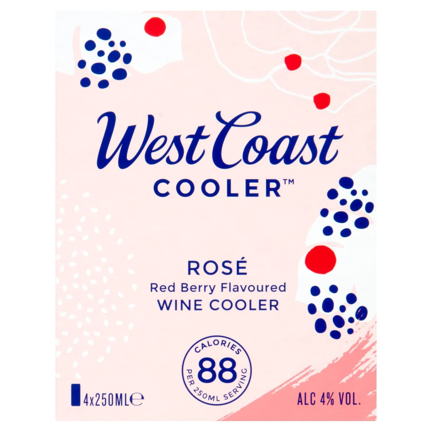 West Coast Cooler4 Pack (Rose)