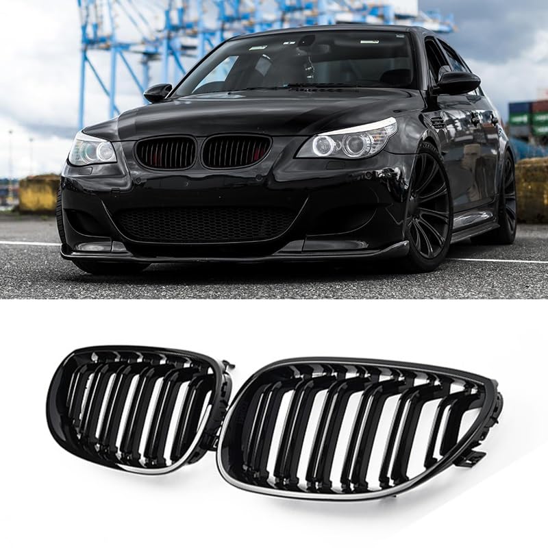 Parrillas delanteras de riñón de coche Serie 5 M5 E60 E61 2003-2010 3