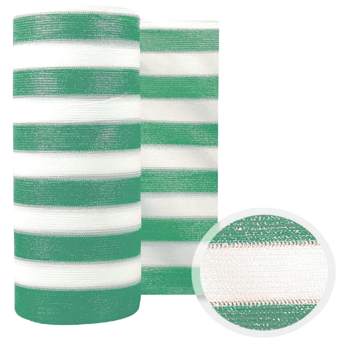 STI Rete Telo Ombreggiante Frangisole Frangivista 85gr schermatura 90% Barrè Bianco/Verde Alt.200cm x Lungh.50mt