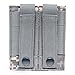 ACEXIER Tactical Open Top Double/Triple Pistol Mag Pouch Magazines 40mm Grenade Charger Holder Case (Triple -Black)