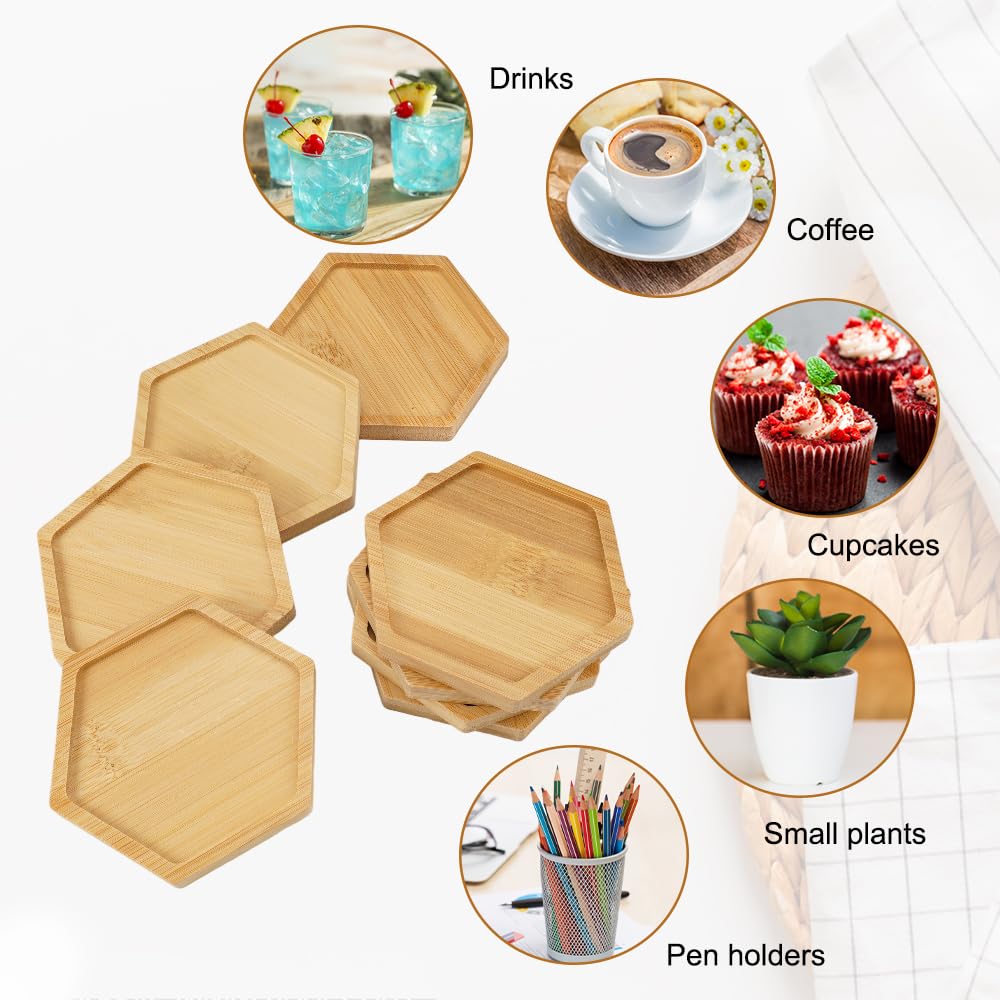 Lot 8 Sous-Verres Bambou Mosaïque DIY – Kit Bricolage Créatif, Naturel & Décoratif