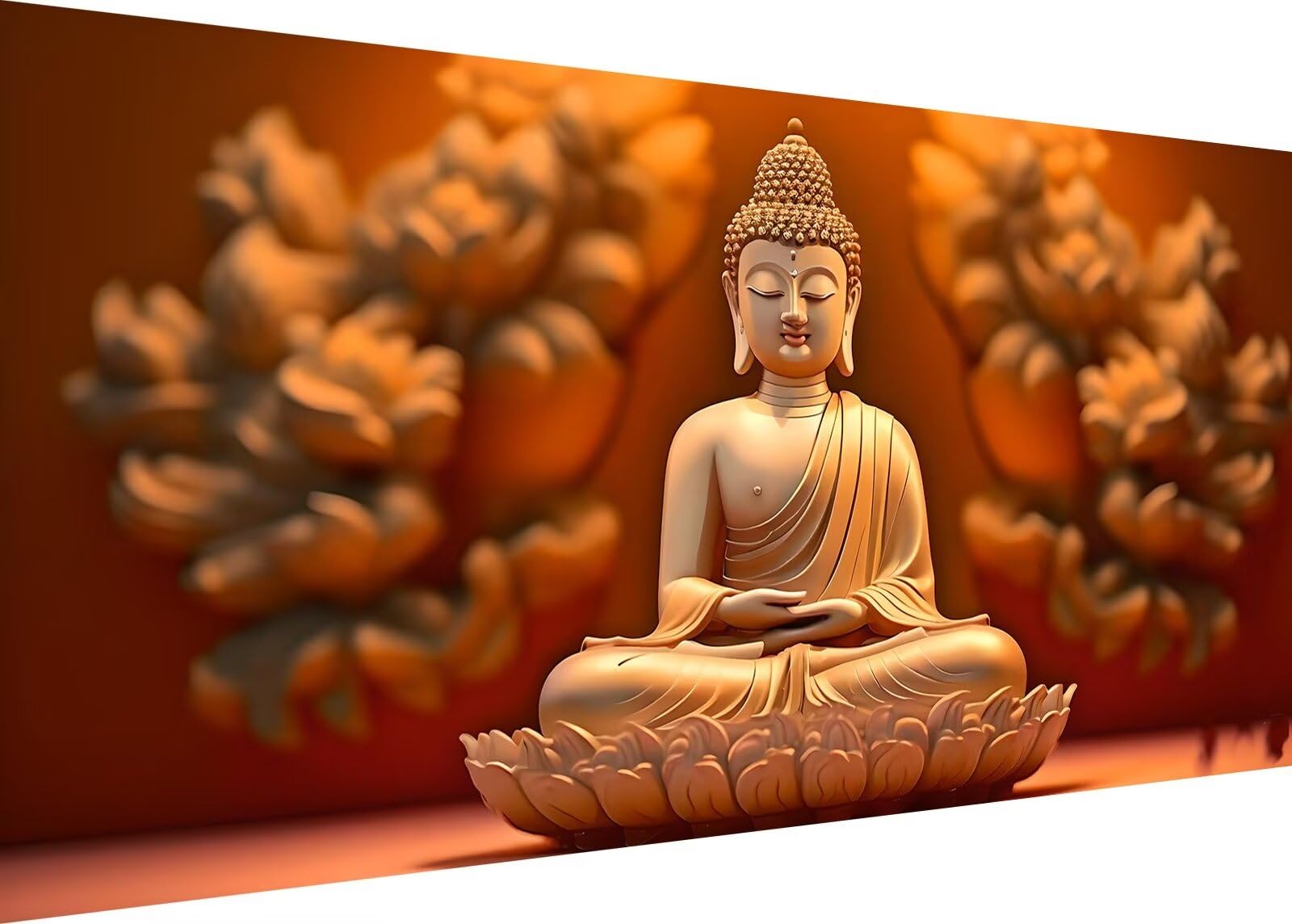 Diamond Painting Zen, 5D Diamant Painting Set Voll Zubehör, 120x60cm Malen Nach Zahlen Erwachsene Kinder DIY, Daiments Painting Klebebilder Leinwand Groß, Home Décor C-226