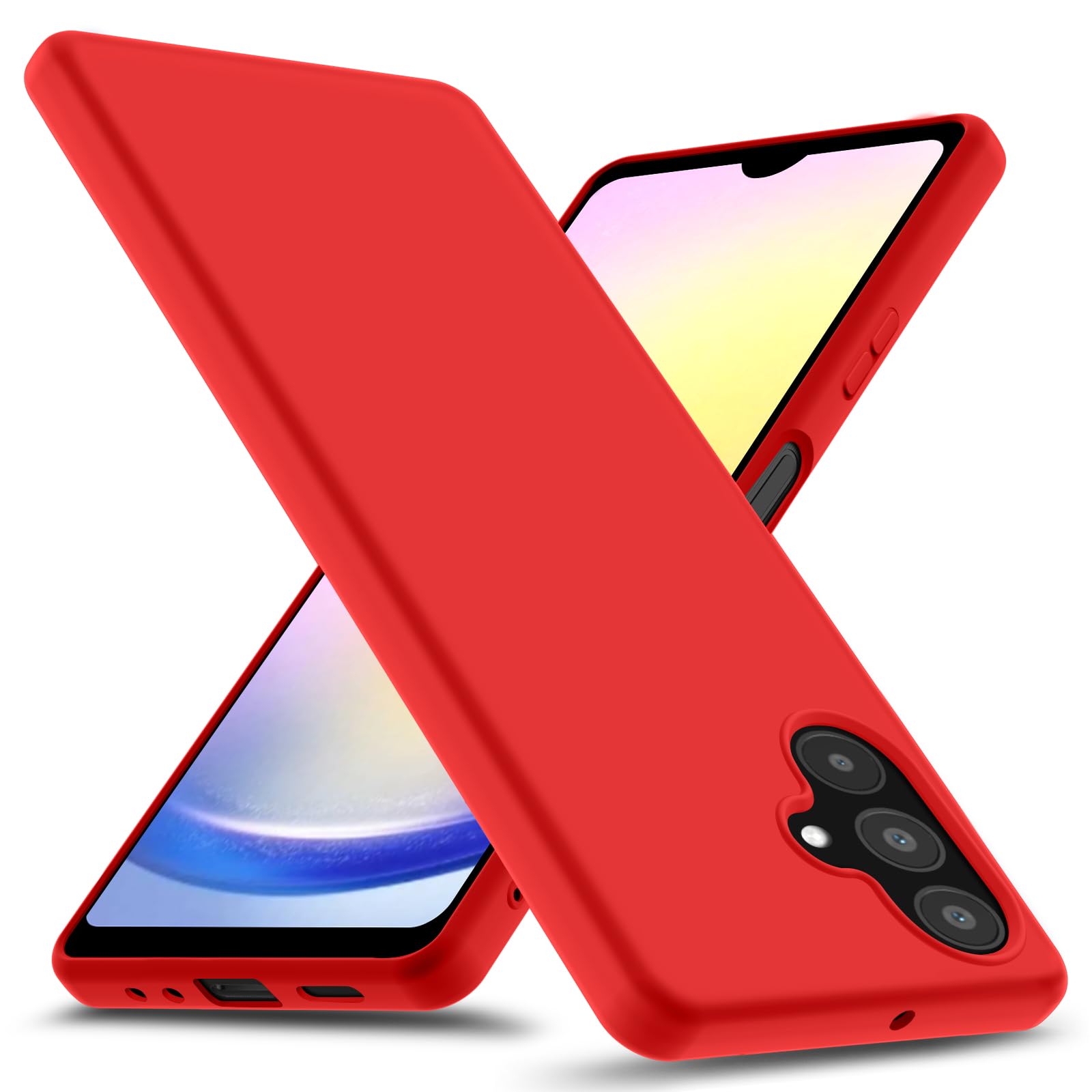 KUJQOC Galaxy A25 5G SC-53F SCG33 用ケース TPU 耐衝撃 シリコンケース 薄型 ソフト 全面保護カバー