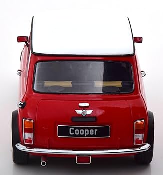 KK 1/12 ミニ クーパーMINI COOPER RHD レッド×ホワイト KKスケール 1/12 ミニ クーパー サンルーフ レッド/ホワイト 右