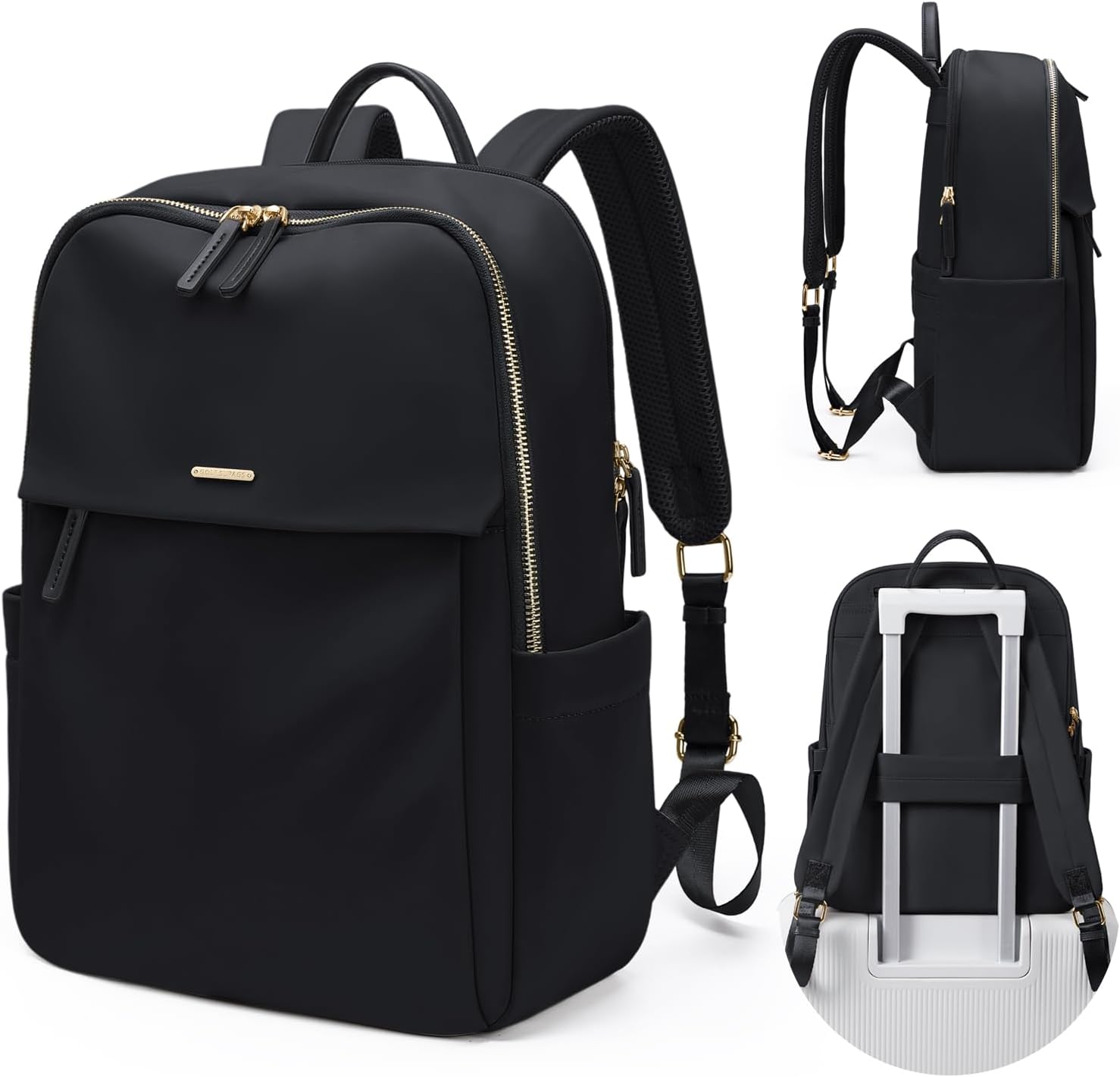 GOLF SUPAGS Women Laptop Backpack with Separate Laptop Compartment Fits 15.6 Inch Notebook Casual Daypack for Work Travel College Backpack Book Bags