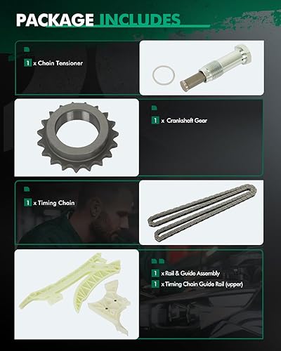 Miniatura 2 de SCITOO Kit de cadena de distribución N20B20A para BMW 220i228i228i xDrive320i320i xDrive328i328i GT xDrive328i xDrive428i428i Gran Coupe428i