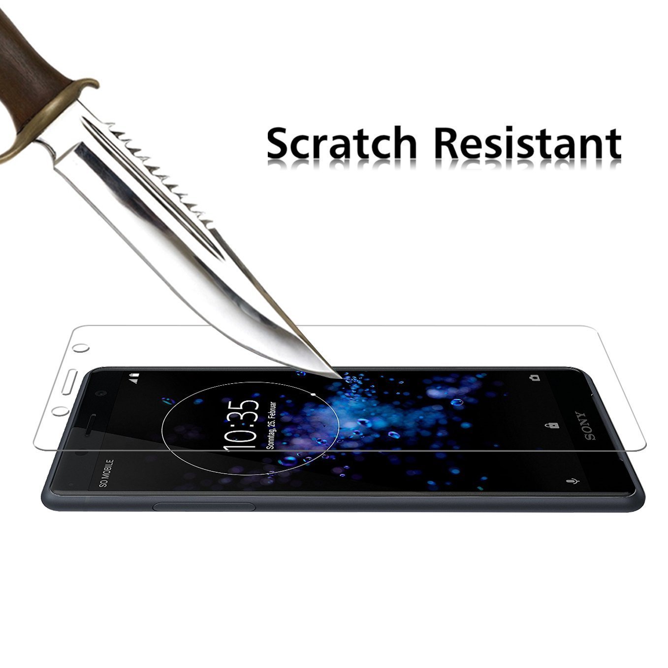 Film De Protection Verre Trempé 9H Pour Sony Xperia XZ2 Compact - Neuf Sous Blister