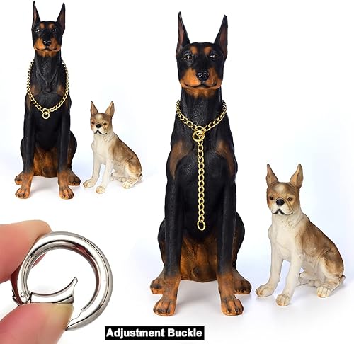 Miniatura 9 de WW Lifetime Collar de cadena de oro para perro collar de perro dorado con cierre de anillo 0591in 0394in 18 quilates collar de cadena de eslabones