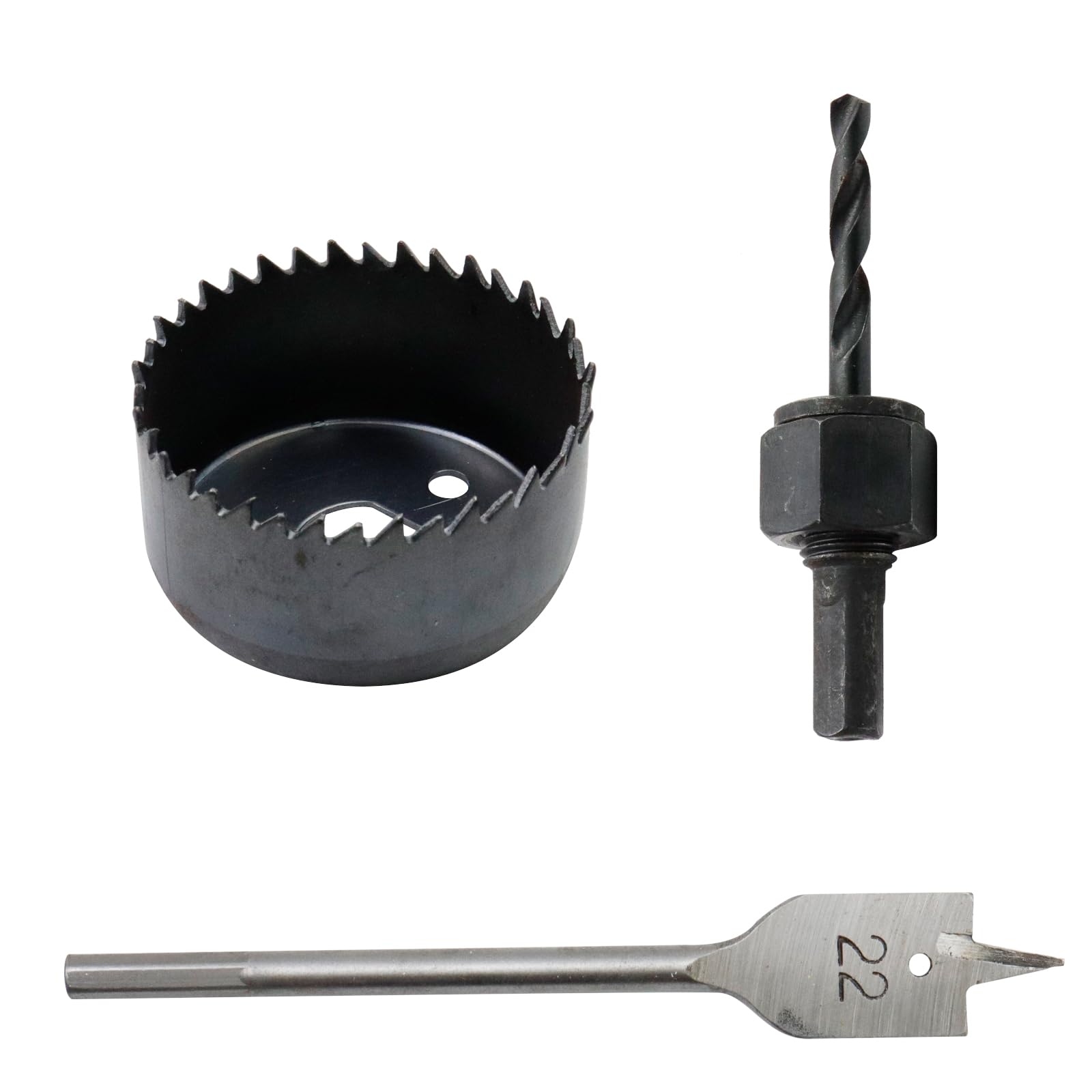 Rannb 2-1/8" Door Lock Installation Kit Door Lock Hole Saw Kit for Wooden Doors