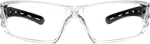 Ironwear 3085 Gafas de seguridad antivaho ANSI Z87 compatibles con protección UVA y UVB
