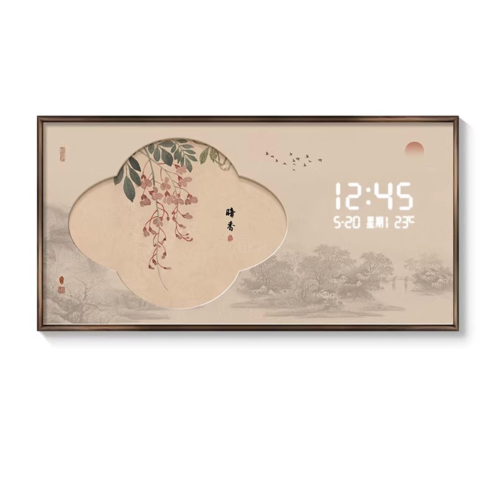 Comment cacher un compteur électrique mural avec une peinture décorative design - 8