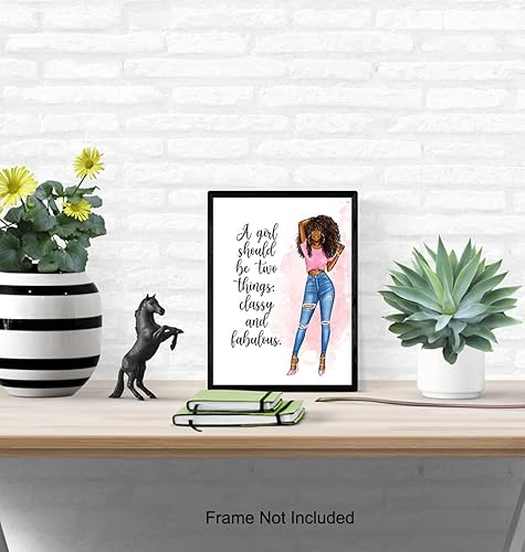 Miniatura 5 de Cita inspiradora para mujeres afroamericanas negras, decoración de pared con diseño de alta moda, regalo de alta costura para fanáticos de zapatos