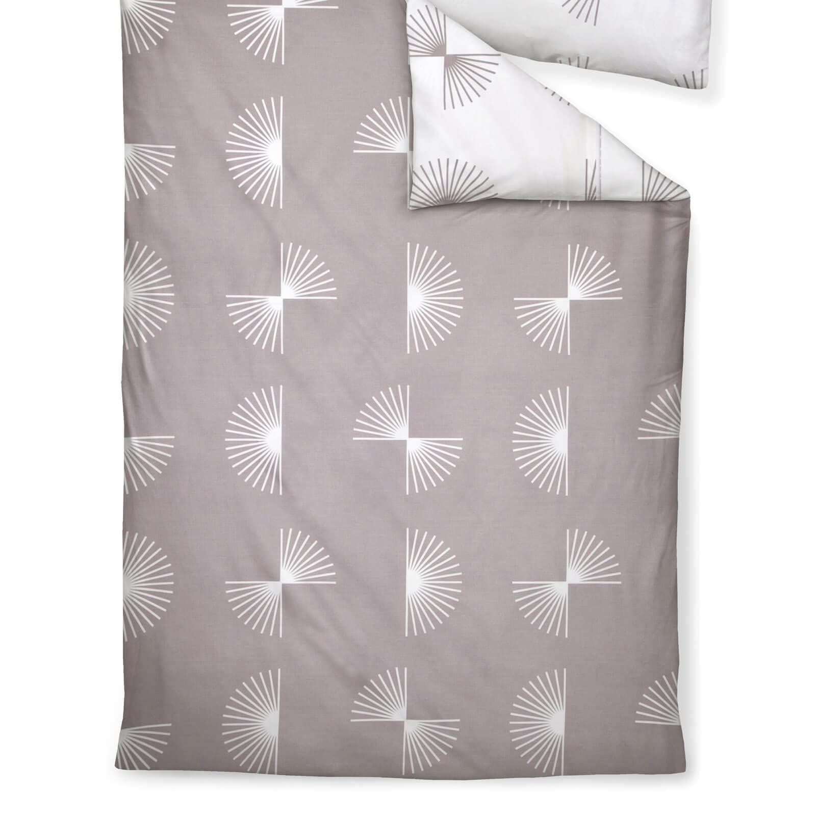 Janine Mako-Satin Bettwäsche J. D. 135x200 cm + 80x80 cm Taupe