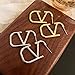 Luxurious 18K Gold V-Shaped Geometric Earrings Gentle on Skin Jewelry for Women 925 Premium Style earrings for women. (A)