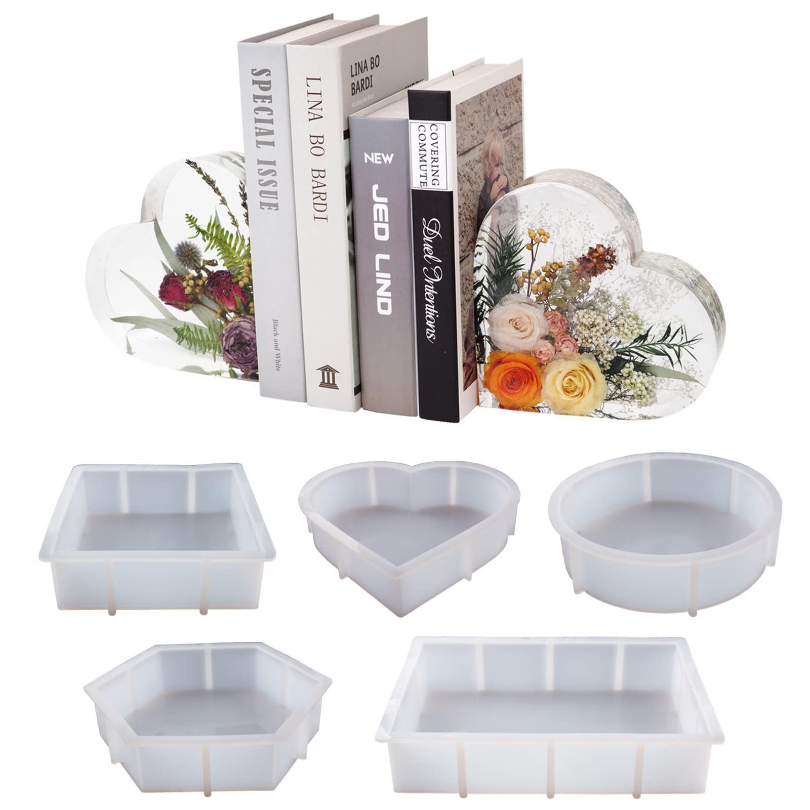 Mandala Coaster Molds Blue Epoxy Resin Silicone Molds - 6.77x5.74 Inches For DIY Crafts DIY Resin Crafts