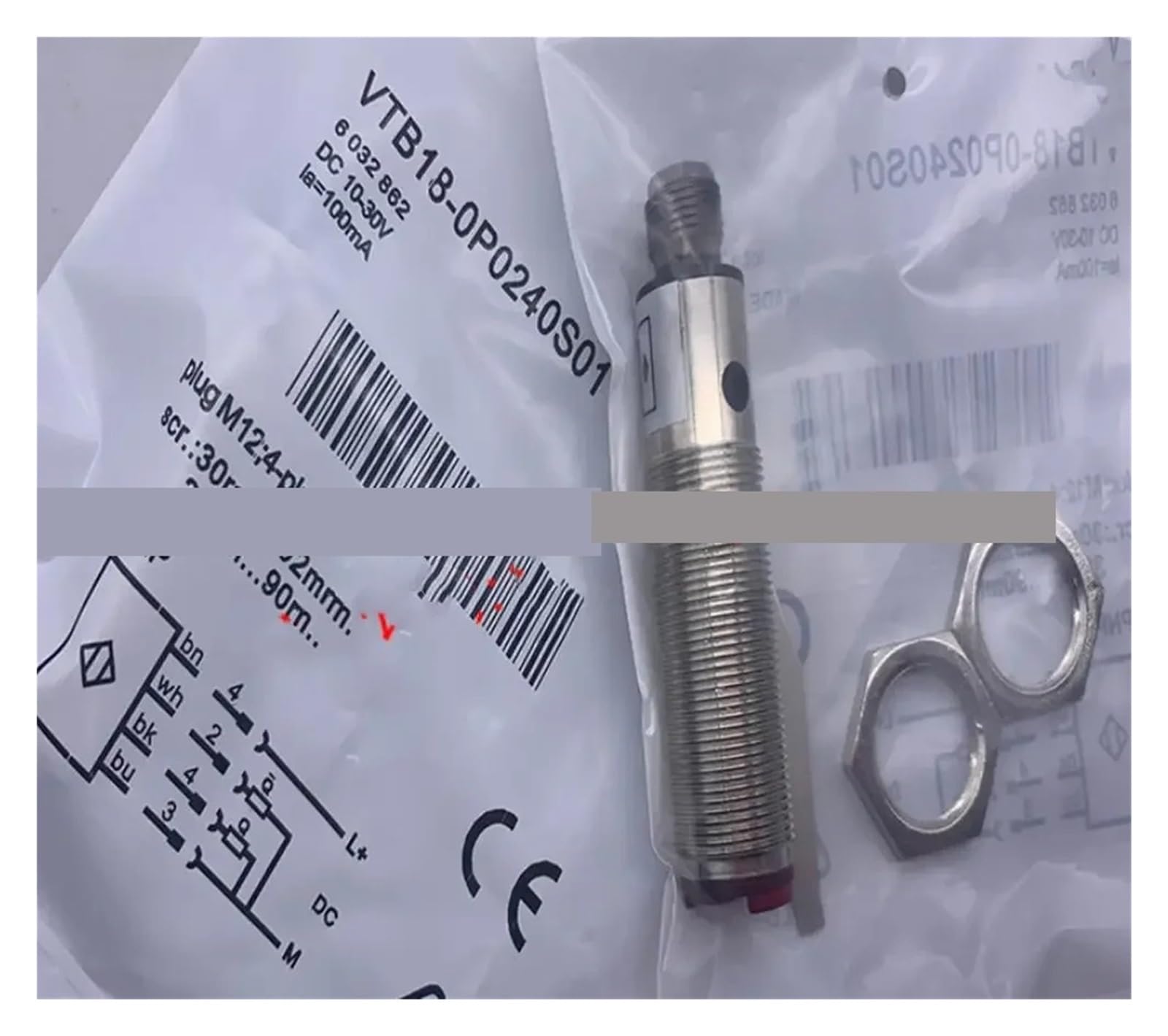 BFSYDLUJ 2pcs photoelectric switch sensor VTB18-0P0240S01