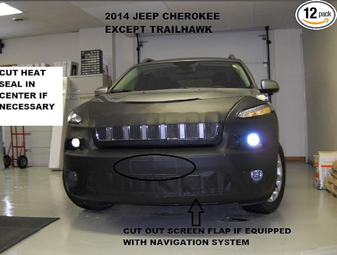 Lebra Front End Mask Cover Bra Fits 20112017 JEEP Compass Car & Truck