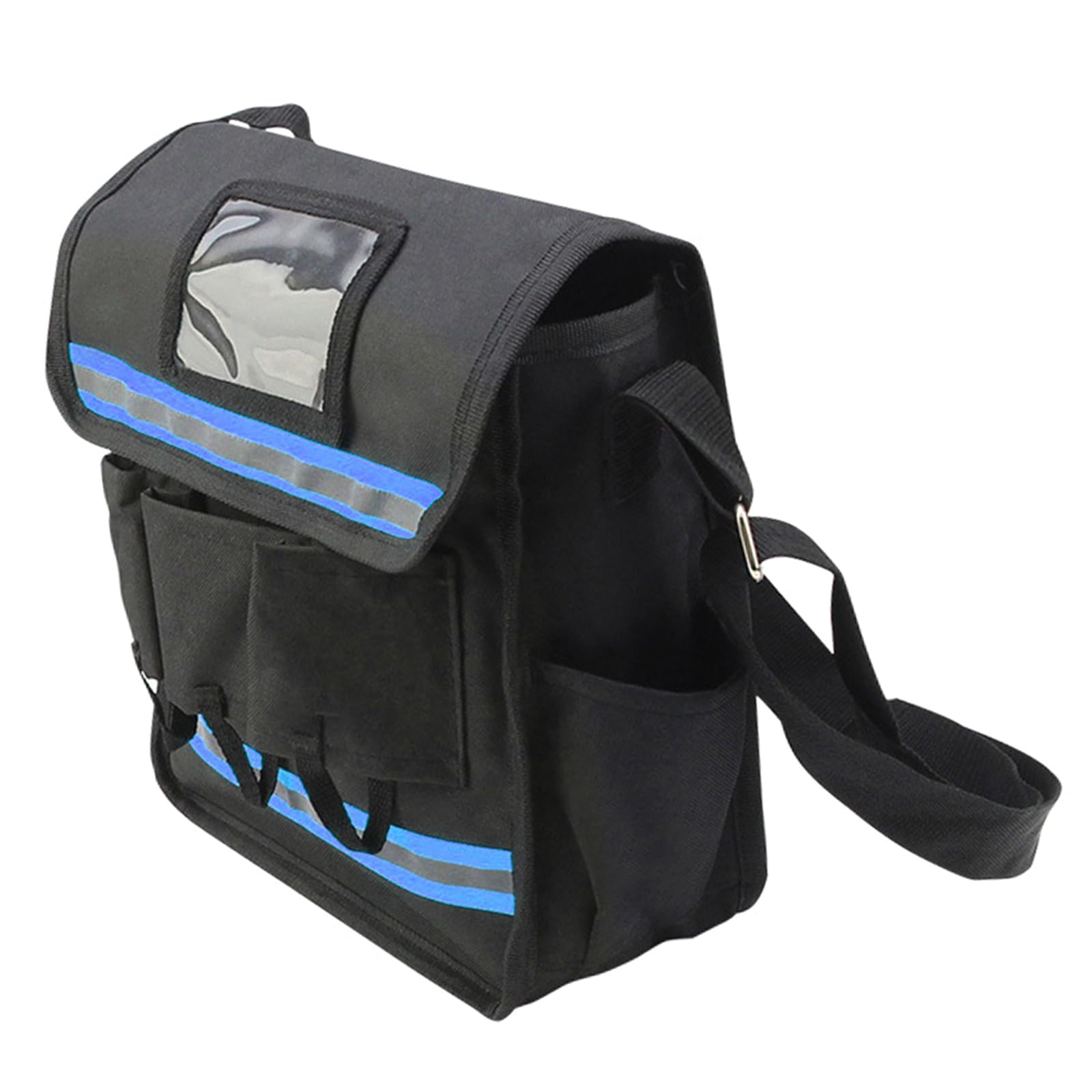 Buxuaaaa Men's Oxford Cloth Wide Mouth Tool Bag Large Capacity Tool Bag Portable Home Organization Storage Handbag For Screwdriver Organization