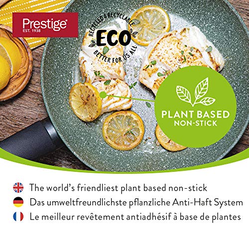 Prestige Eco 24cm Frying Pan, Non Stick Frying Pan, Recycled Aluminium Skillet with Plant-Based Non Stick, Dishwasher-Safe Induction Frying Pan with 5-Year Guarantee 2 Gallery Image