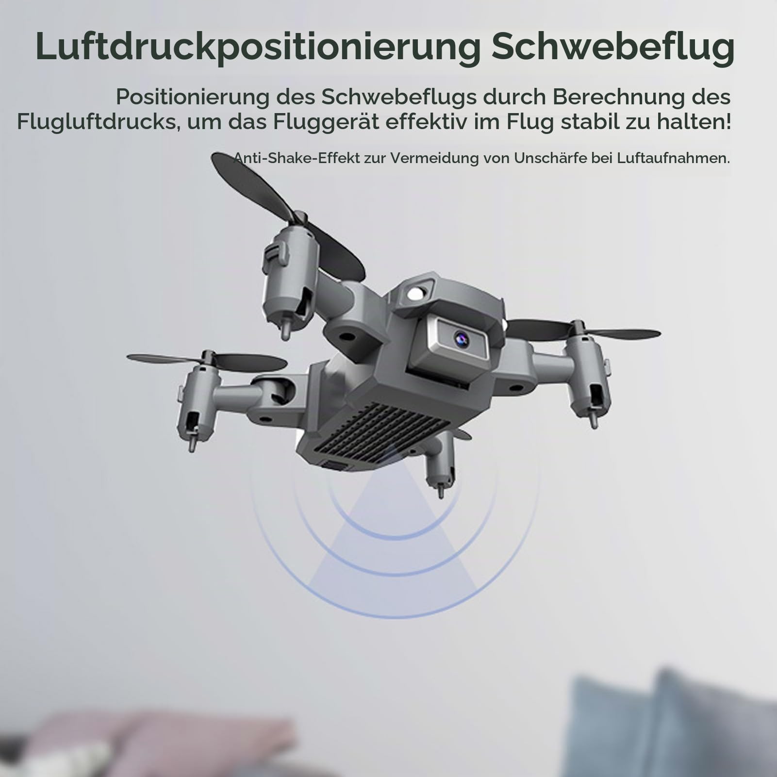 Drohne, KY905 WiFi RC-Drohne, Faltbarer RC-Quadcopter, 4K-HD-Kamera, Multidirektionale Hindernisvermeidung, Flugbahnflug, Höhenhaltung, Gestenfotografie