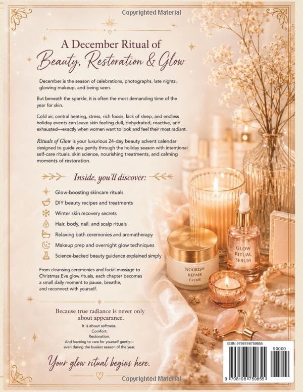 Rituals of Glow: A Beauty Advent Calendar: 24 Days to Radiant, Party-Ready Skin with Winter Skincare Rituals, DIY Beauty Recipes, Glow Secrets, and Holiday Self-Care image 3