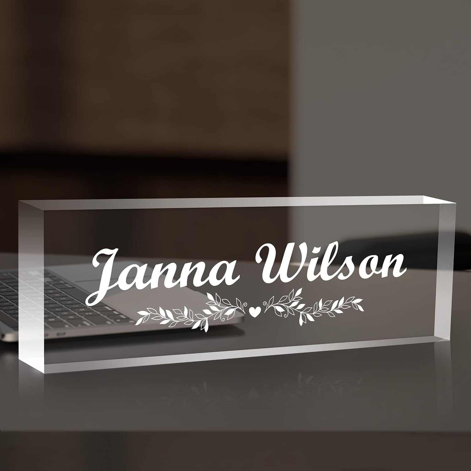 Personalized Office Name Plate, Office Name Plate, Employee Gift, Desk
