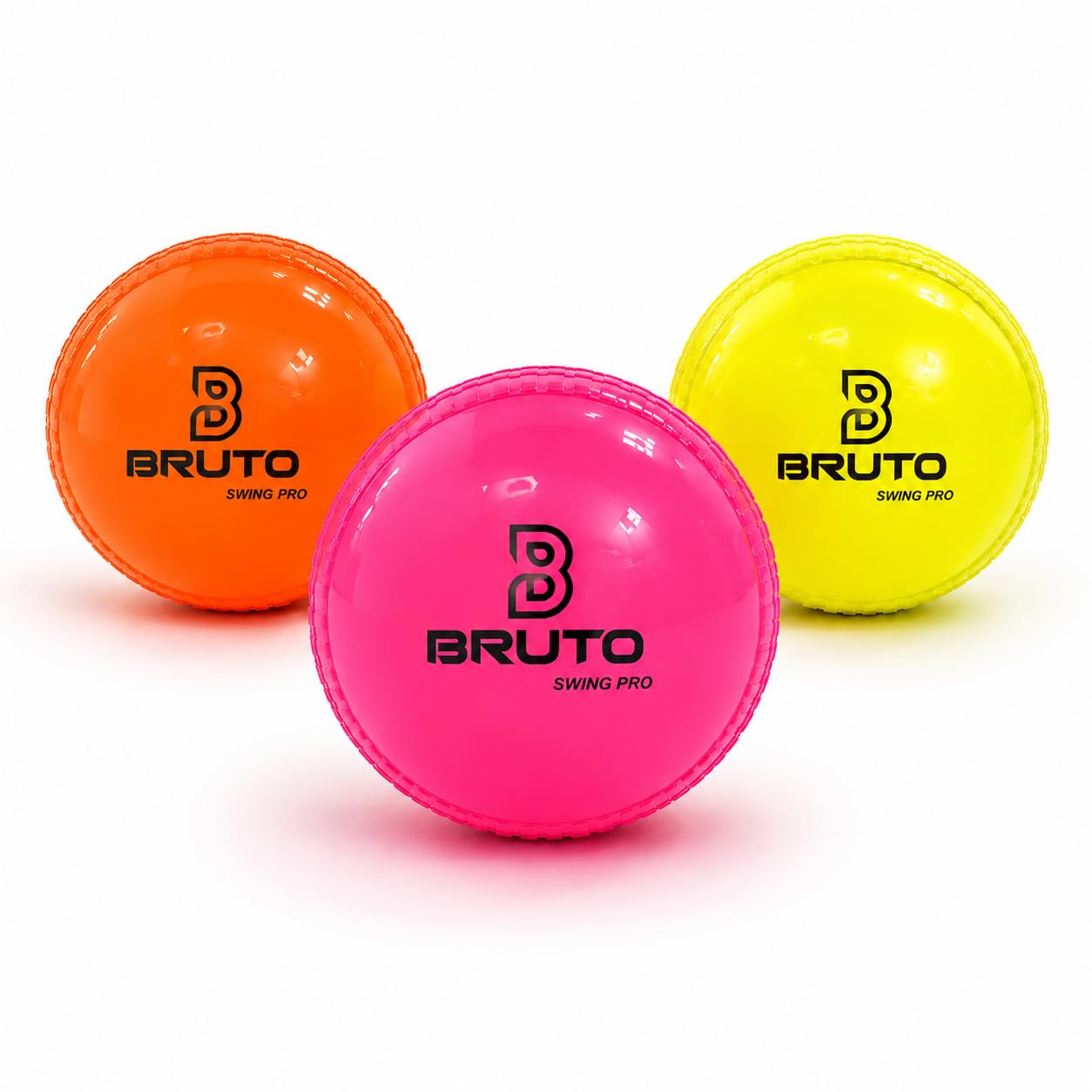 Bruto Swing Pro Wind Ball Pack of 3 | Multicolour, Cricket Training Ball-picture-23