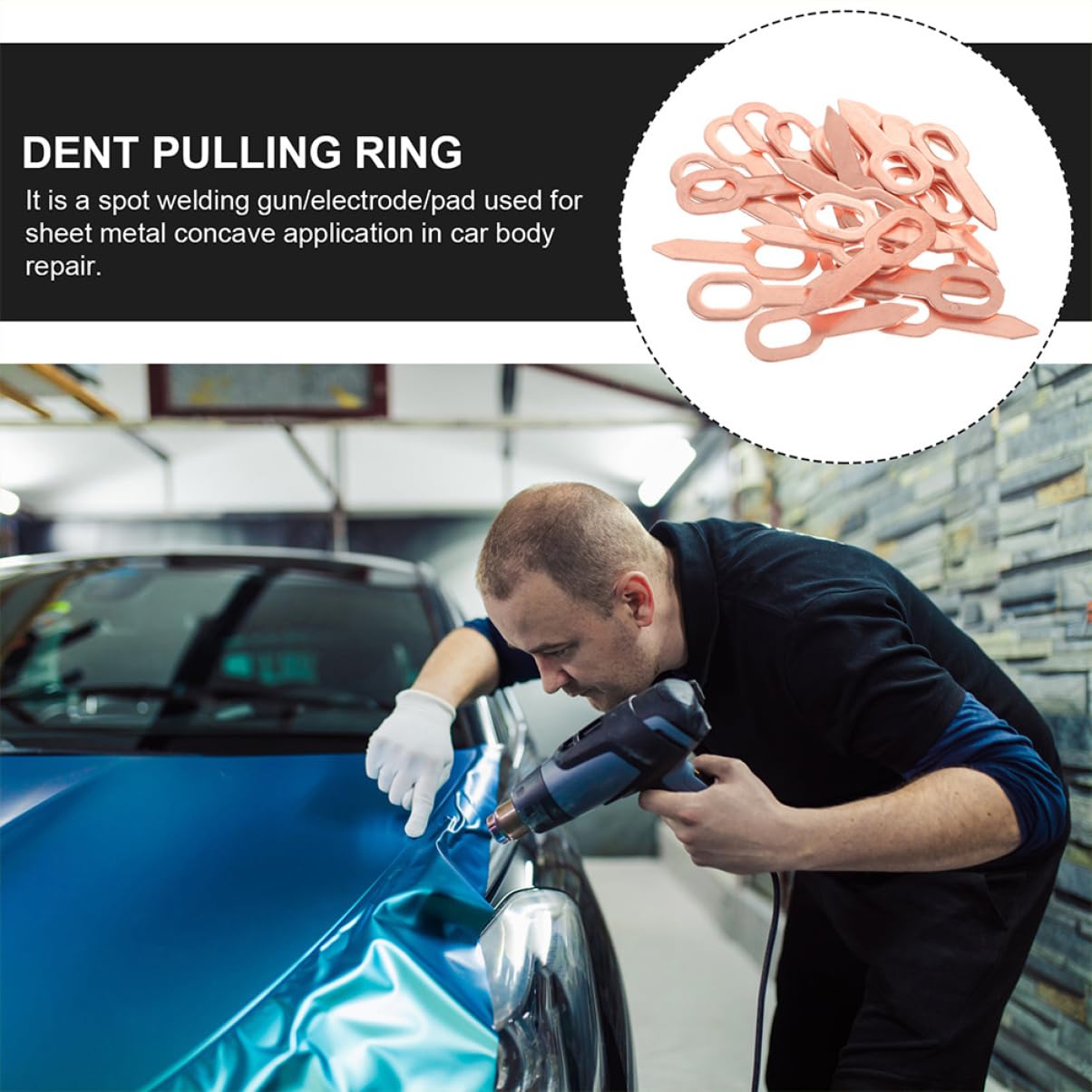 200Pièces Extracteur de Bosses pour Soudeur par Points Rondelles Extraction pour Réparation de Carrosserie Outils de Débosselage Automobile Accessoires de Précision
