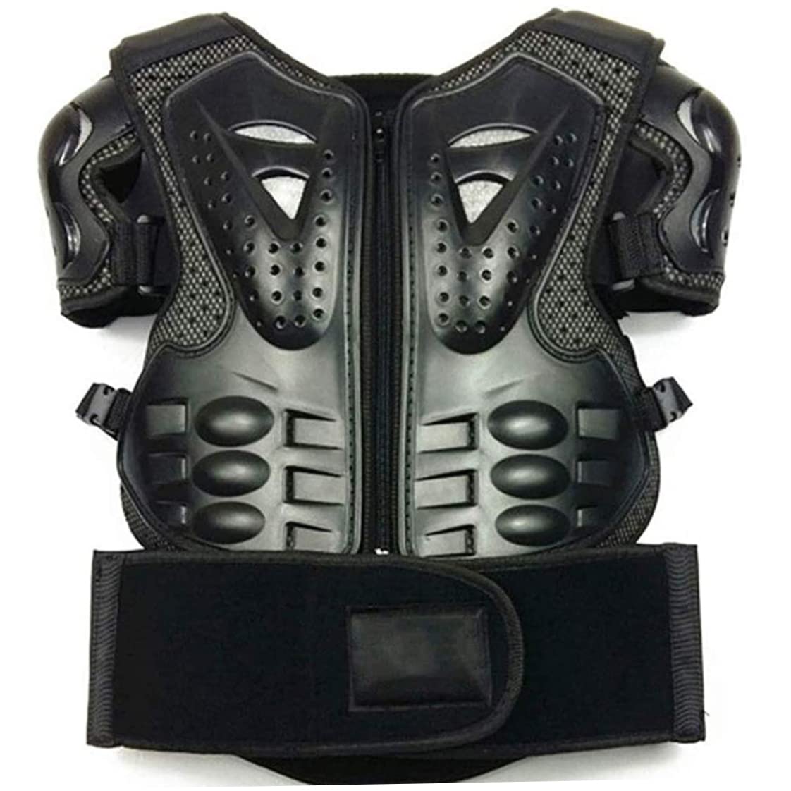 Gilet de Protection pour pour Enfants de 5 à 13 Ans, Gilet Protection pour Motocross avec genouillères et coudières, Ensemble d'équipement pour, Armure sécurité c
