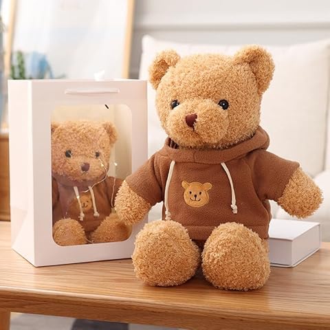 COLORS Teddy Bear Plush - 30cm Cute Stuffed Animal Cover