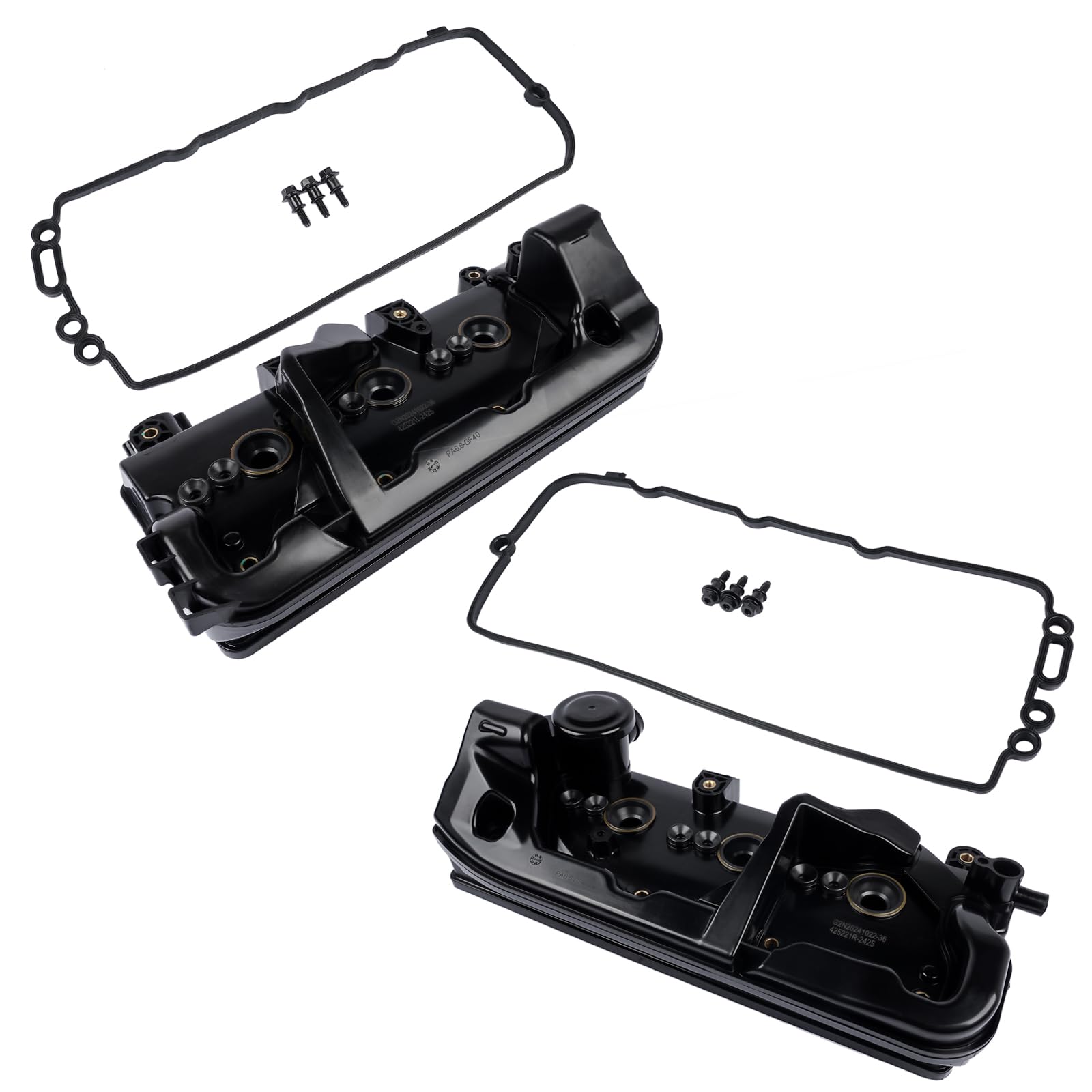 2* Couvercle de soupape de couvercle de culasse Compatible avec A4 A5 A6 A7 A8 Q5 SQ5 Q7 Q8 T0uareg Ama-Rok 3.0 TDI 059103469CG 059103469DE 059103470CS