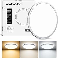 Vista 13 de BLNAN Lámpara LED de techo empotrada, 8.66 pulgadas, 18W, 3000K/4000K/5000K, luminaria de cableado directo, lámpara blanca redonda ultrafina