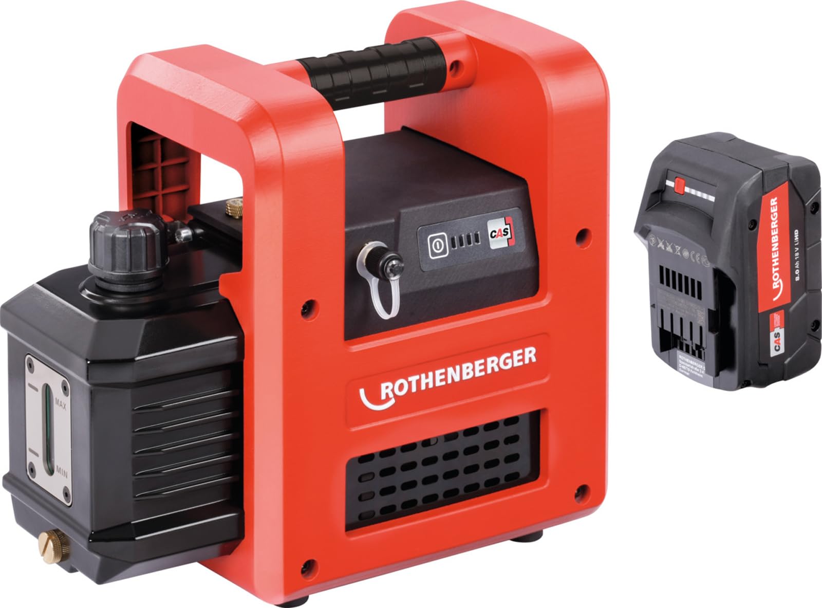 ROTHENBERGER 1000003231 ROAIRVAC R32 5.0 CL Vakuumpumpe ohne Akku und Ladegerät