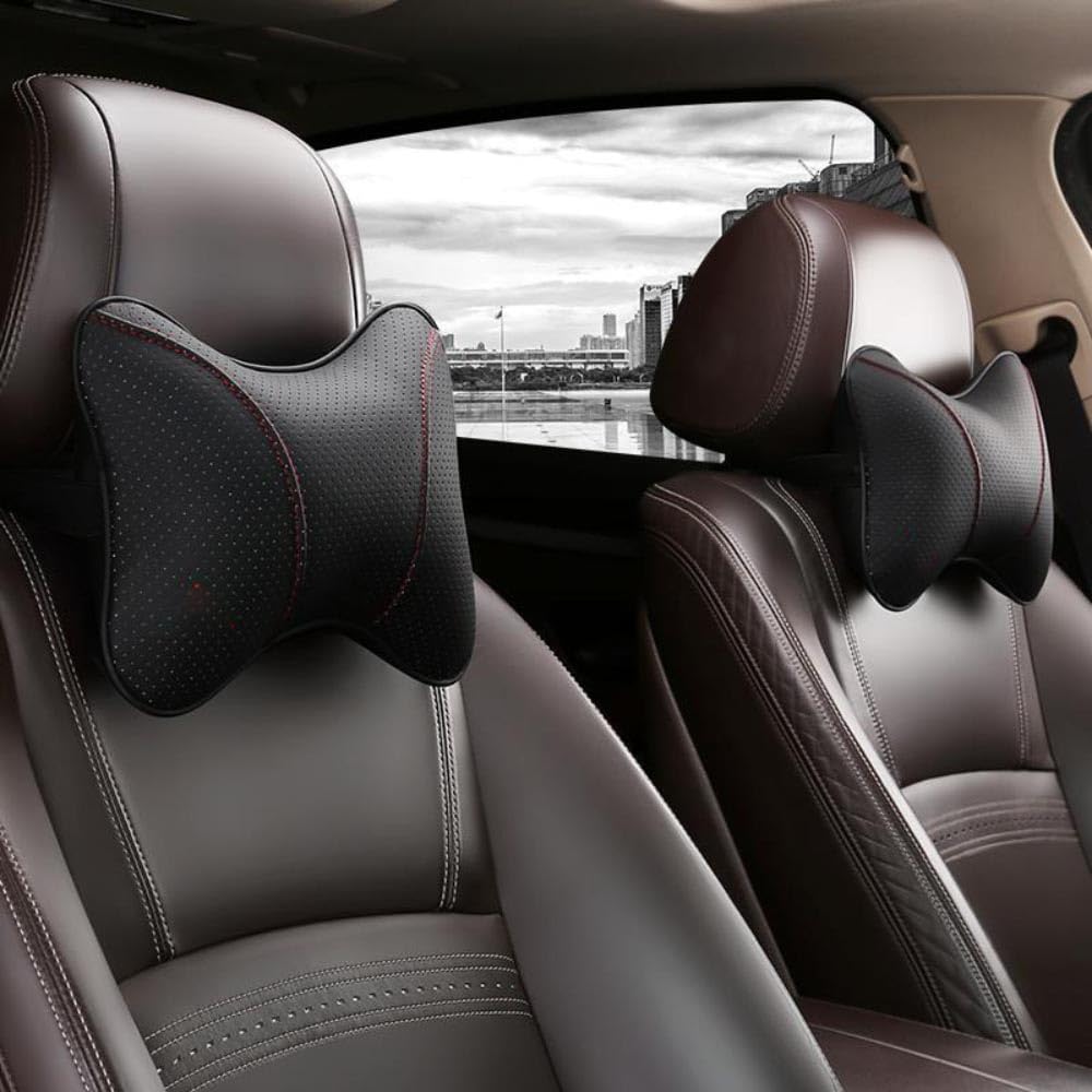 Appuie-TêTe De Voiture pour Citroen ami AMI Xsara Picasso Berlingo C1 C2 C3, Coussin Appui-TêTe Confort Cervical Appui Soutien en Oreiller Installation Facile Accessoires,B-Coffee
