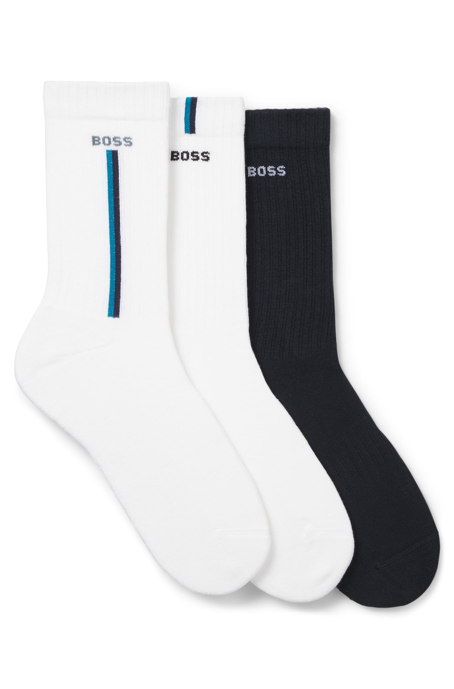 BOSS Men's 3pqs Verticalline Vb 10272302 Short_Socks, 961Open Miscellaneous, 39-42